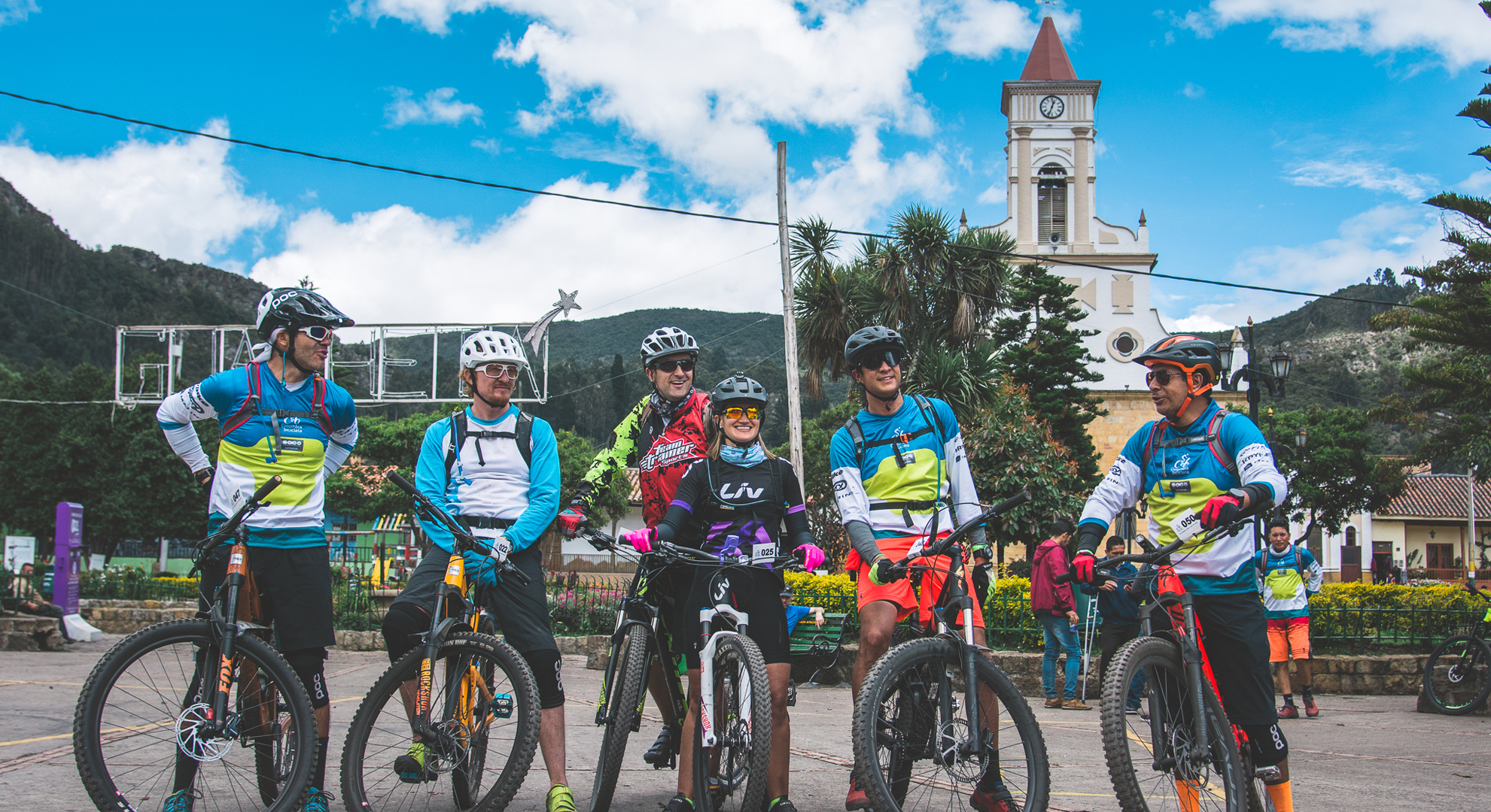 Guacheta en bicicleta